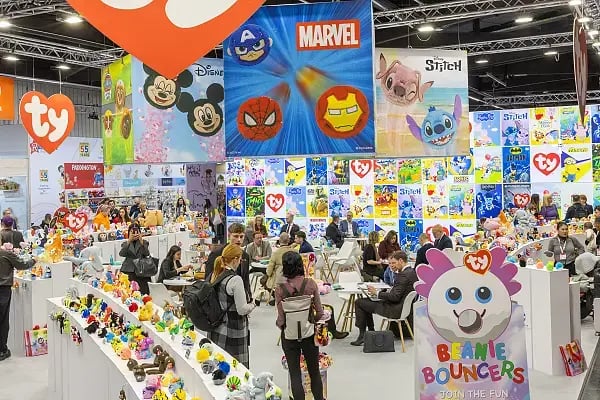 Licenční produkty TY Beanie s postavami Marvel, Disney a Stitch na Spielwarenmesse 2026 v Norimberku